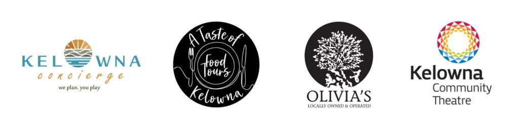 Logo of Kelowna Concierge, A Taste of Kelowna Food Tours, Olivias, and KCT